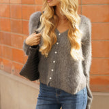 Gilet Mélisande Anthracite