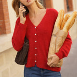Gilet Mélisande Rouge