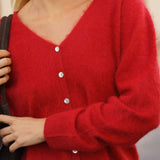 Gilet Mélisande Rouge
