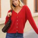 Gilet Mélisande Rouge
