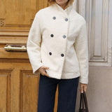 Manteau Blanche Beige