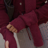 Mitaines Prisca Bordeaux