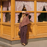 Pantalon Constance Bordeaux