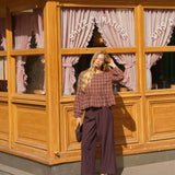Pantalon Constance Bordeaux