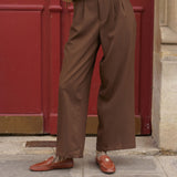 Pantalon Constance Marron