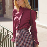 Chemise Judy Bordeaux