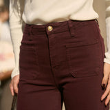 Pantalon Joris Bordeaux