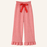 Pantalon Juliette Vichy Rouge