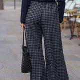 Pantalon Lorette Vichy Marine