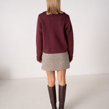 Pull Éline Bordeaux