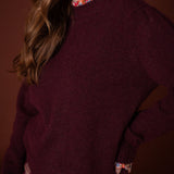 Pull Jeanne Bordeaux