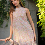 Robe Bettina Fleuri Ocre