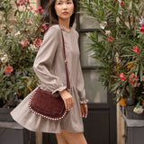 Robe Christie Carreaux Marron