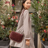 Robe Christie Carreaux Marron