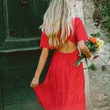 Robe Léontine Rouge
