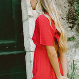 Robe Léontine Rouge
