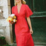 Robe Léontine Rouge