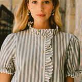 Robe Louisette Bleu