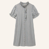 Robe Louisette Bleu