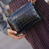 Sac Livia Croco Noir