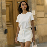 Short Axelle Écru