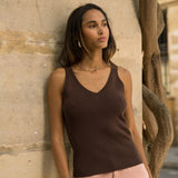 Top Isadora Marron