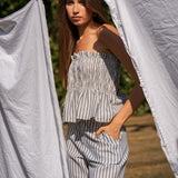 Top Pénélope Rayé Marine