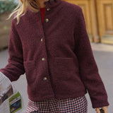 Veste Bérénice Bordeaux