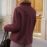 Veste Bérénice Bordeaux