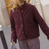 Veste Bérénice Bordeaux