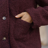 Veste Bérénice Bordeaux