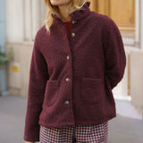 Veste Bérénice Bordeaux