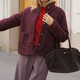 Veste Bérénice Bordeaux