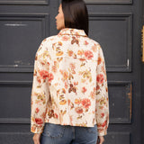 Veste Drew Fleuri Beige