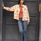 Veste Drew Fleuri Beige