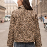 Veste Jesse Léopard Taupe