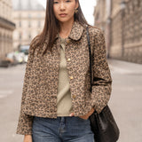 Veste Jesse Léopard Taupe