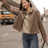 Veste Jesse Léopard Taupe