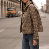 Veste Jesse Léopard Taupe