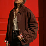 Veste Olga Bordeaux