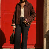 Veste Olga Bordeaux