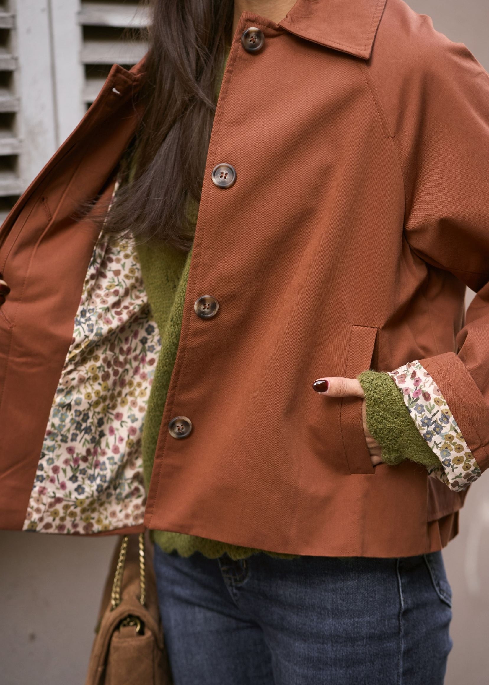 Veste Olga Rouille