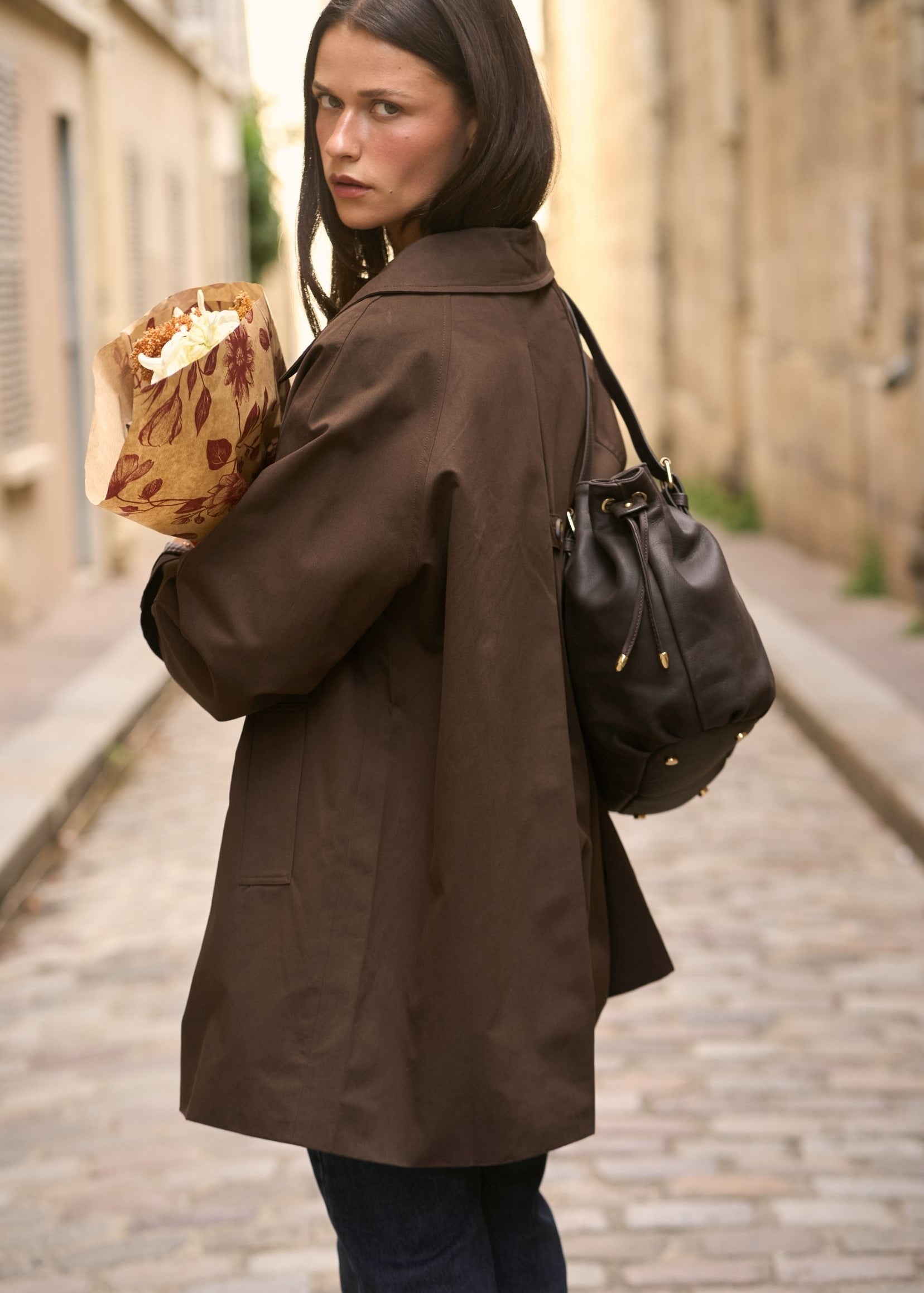 Veste Olympe Marron